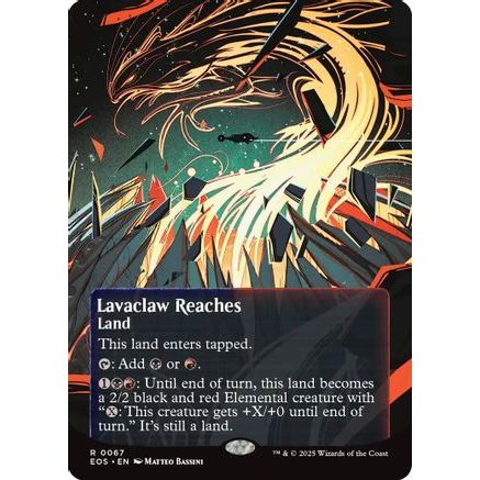 Lavaclaw Reaches (0067) (Borderless) (EOS-067) - Edge of Eternities: Stellar Sights