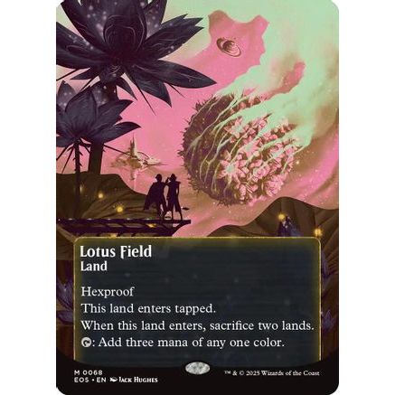 Lotus Field (0068) (Borderless) (EOS-068) - Edge of Eternities: Stellar Sights