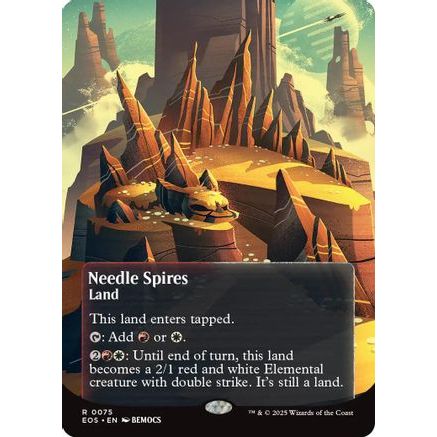 Needle Spires (0075) (Borderless) (EOS-075) - Edge of Eternities: Stellar Sights