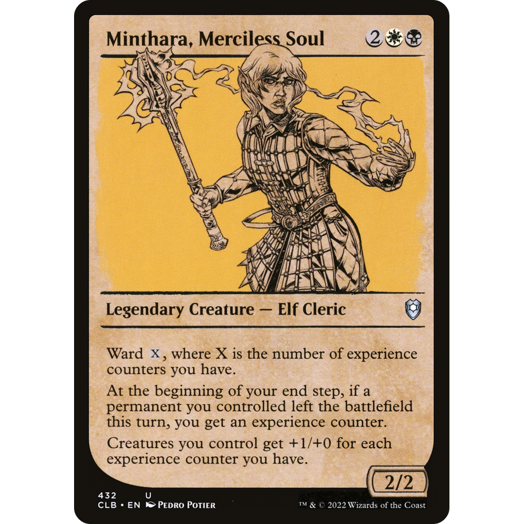 Minthara, Merciless Soul (CLB-432) - Commander Legends: Battle for Baldur's Gate: (Showcase)