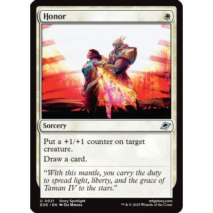 Honor (EOE-021) - Edge of Eternities Foil