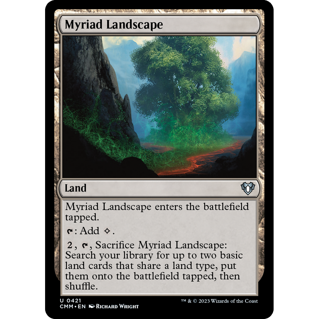 Myriad Landscape (CMM-421) - Commander Masters Foil