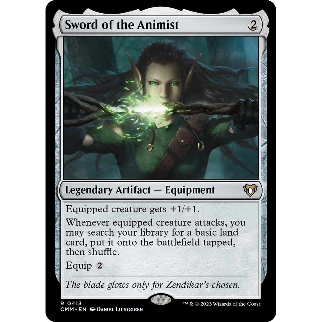 Sword of the Animist (CMM-413) - Commander Masters