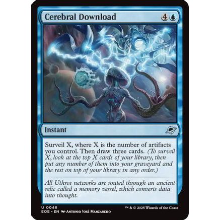 Cerebral Download (EOE-048) - Edge of Eternities Foil