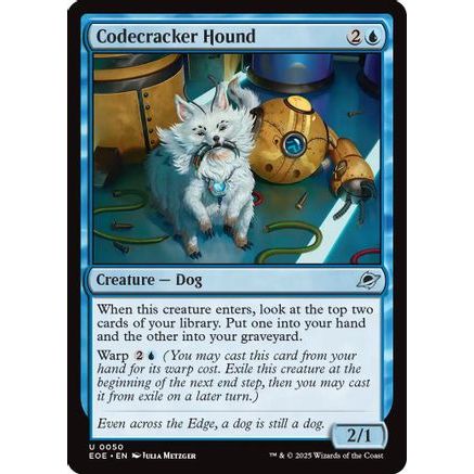 Codecracker Hound (EOE-050) - Edge of Eternities Foil