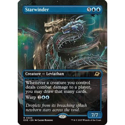 Starwinder (0306) (Borderless) (EOE-306) - Edge of Eternities Foil