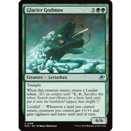 Glacier Godmaw (EOE-188) - Edge of Eternities Foil