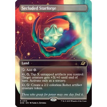 Secluded Starforge (Borderless) (EOE-316) - Edge of Eternities