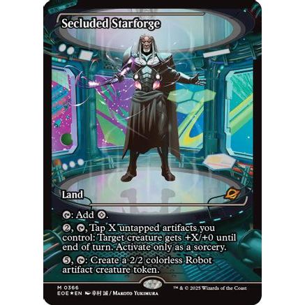 Secluded Starforge (Showcase) (EOE-366) - Edge of Eternities Foil