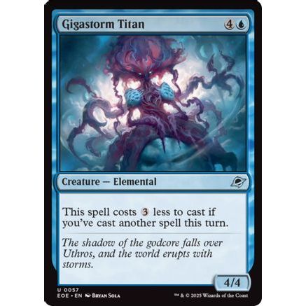 Gigastorm Titan (EOE-057) - Edge of Eternities Foil