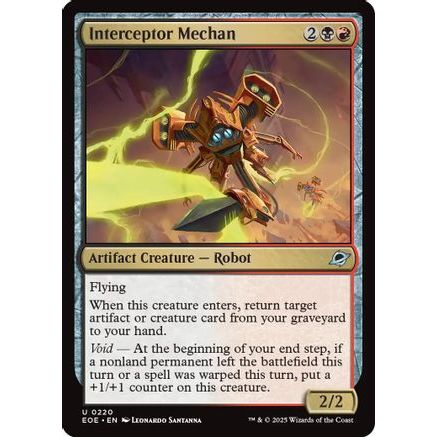 Interceptor Mechan (EOE-220) - Edge of Eternities Foil