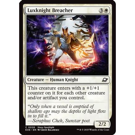 Luxknight Breacher (EOE-026) - Edge of Eternities Foil
