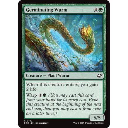 Germinating Wurm (EOE-187) - Edge of Eternities Foil