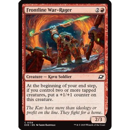 Frontline War-Rager (EOE-134) - Edge of Eternities Foil