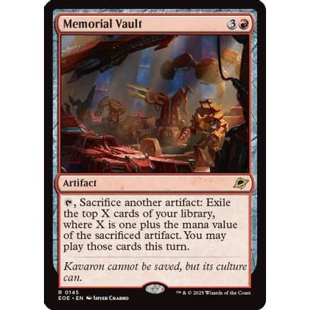 Memorial Vault (EOE-145) - Edge of Eternities Foil