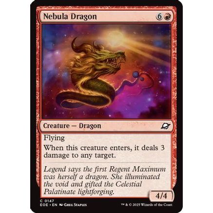 Nebula Dragon (EOE-147) - Edge of Eternities Foil