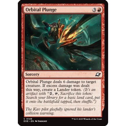 Orbital Plunge (EOE-149) - Edge of Eternities Foil