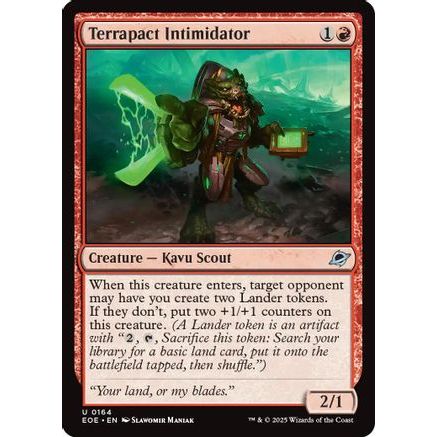 Terrapact Intimidator (EOE-164) - Edge of Eternities Foil