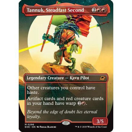 Tannuk, Steadfast Second (Borderless) (EOE-296) - Edge of Eternities Foil