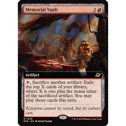 Memorial Vault (Extended Art) (EOE-336) - Edge of Eternities