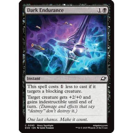 Dark Endurance (EOE-093) - Edge of Eternities Foil
