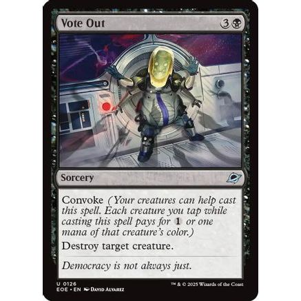 Vote Out (EOE-126) - Edge of Eternities Foil