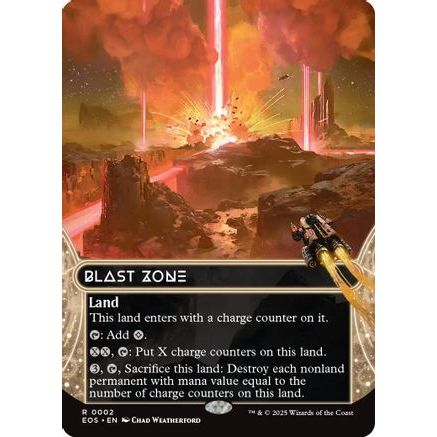 Blast Zone (0002) (Borderless) (EOS-002) - Edge of Eternities: Stellar Sights
