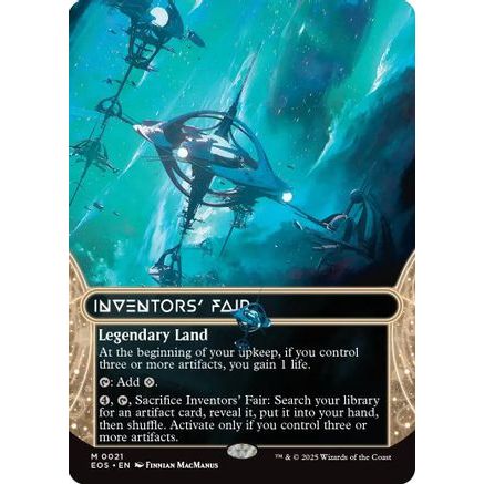 Inventors' Fair (0021) (Borderless) (EOS-021) - Edge of Eternities: Stellar Sights Foil