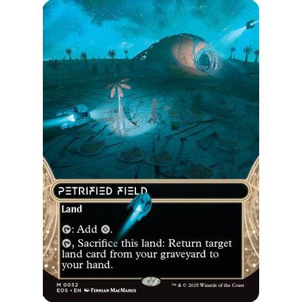 Petrified Field (0032) (Borderless) (EOS-032) - Edge of Eternities: Stellar Sights