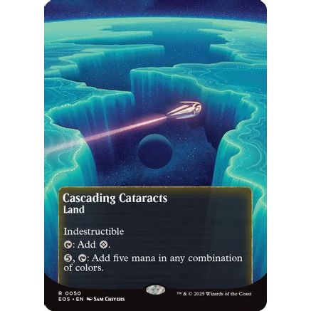 Cascading Cataracts (0050) (Borderless) (EOS-050) - Edge of Eternities: Stellar Sights