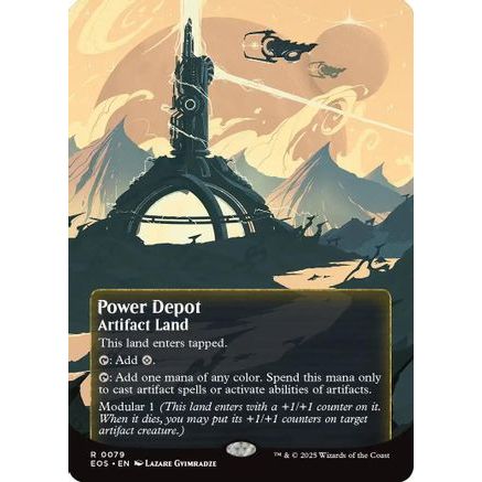 Power Depot (0079) (Borderless) (EOS-079) - Edge of Eternities: Stellar Sights