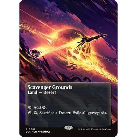 Scavenger Grounds (0082) (Borderless) (EOS-082) - Edge of Eternities: Stellar Sights Foil