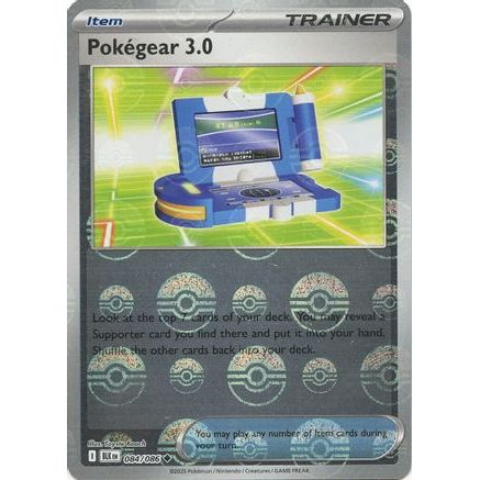 Pokegear 3.0 (Poke Ball Pattern) 84 - SV Black Bolt Holofoil