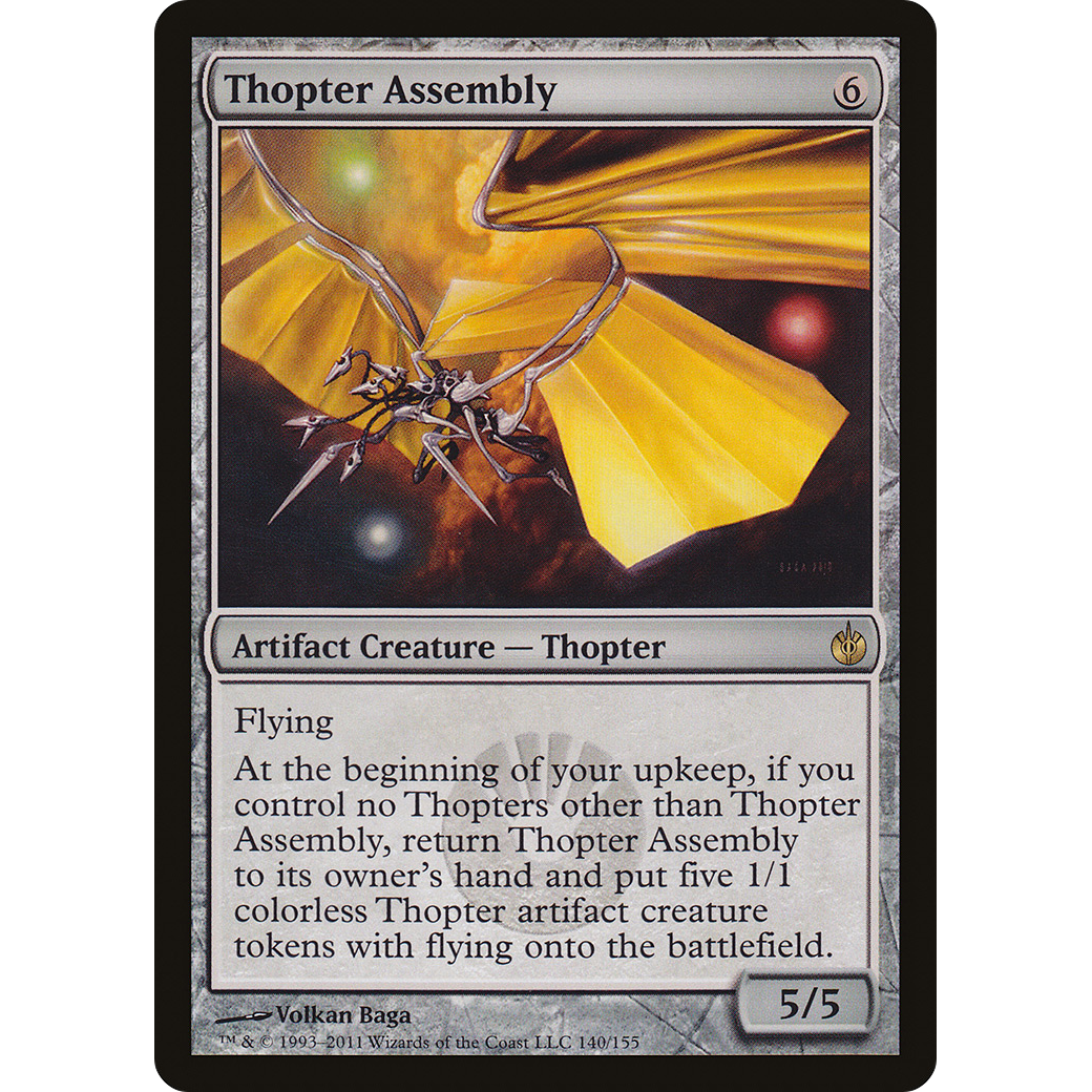 Thopter Assembly (MBS-140) - Mirrodin Besieged Foil