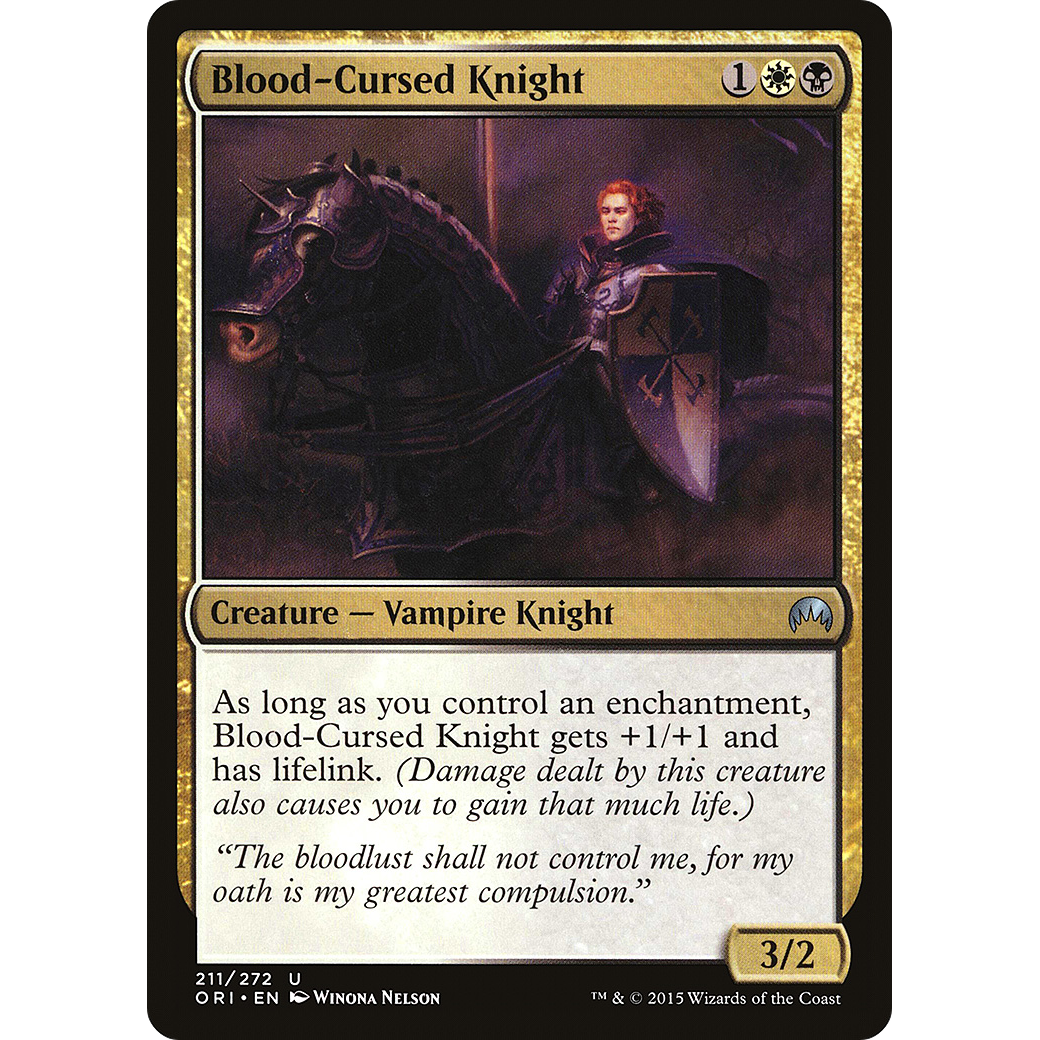 Blood-Cursed Knight (ORI-211) - Magic Origins