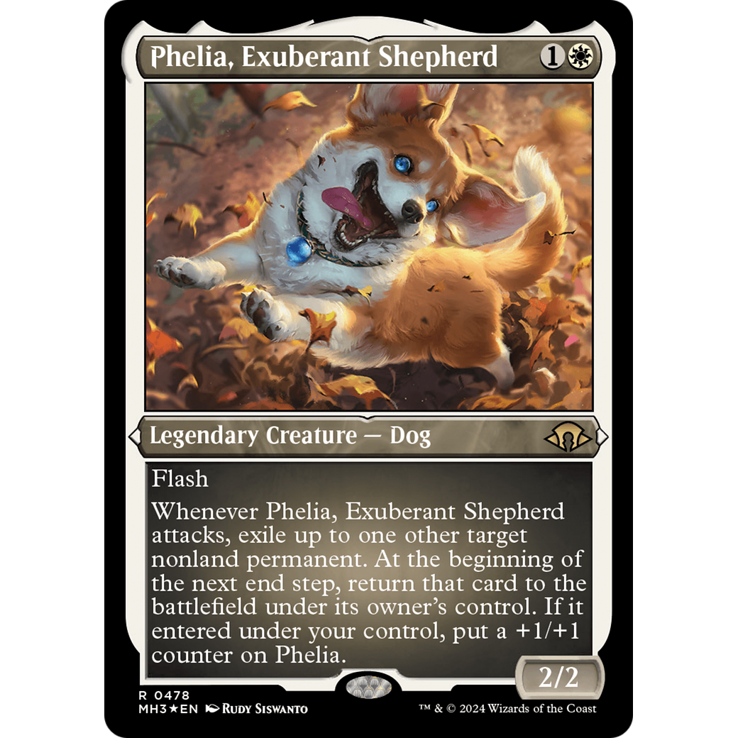 Phelia, Exuberant Shepherd (MH3-478) - Modern Horizons 3 Etched Foil