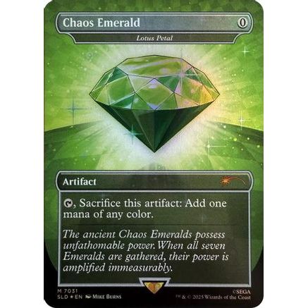 Chaos Emerald - Lotus Petal (7031) (SLD-7031) - Secret Lair Drop Series Foil