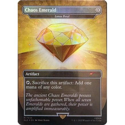 Chaos Emerald - Lotus Petal (7035) (SLD-7035) - Secret Lair Drop Series Foil