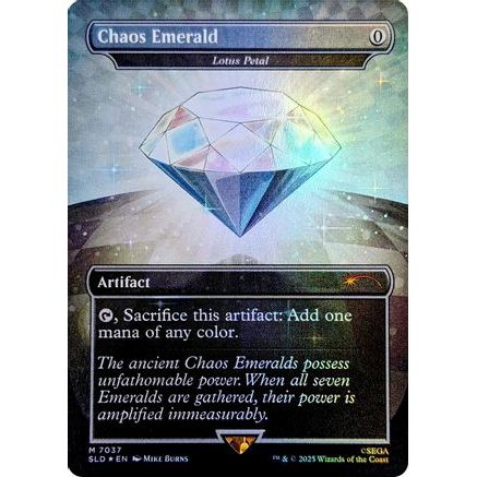 Chaos Emerald - Lotus Petal (7037) (SLD-7037) - Secret Lair Drop Series Foil