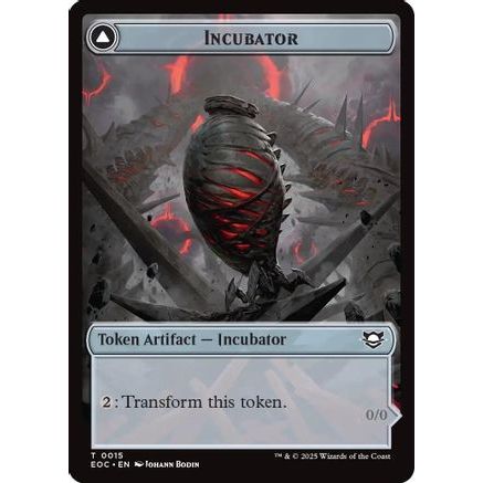 Incubator // Phyrexian Double-Sided Token (EOC-15 // 15) - Commander: Edge of Eternities Foil