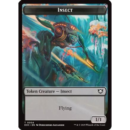Insect // Beast (0005) Double-Sided Token (EOC-4 // 5) - Commander: Edge of Eternities