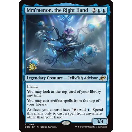 Mm'menon, the Right Hand (PRE-068) - Prerelease Cards Foil