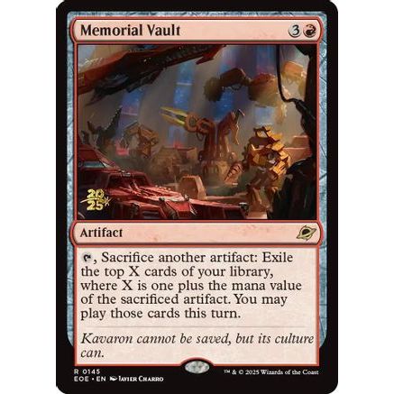 Memorial Vault (PRE-145) - Prerelease Cards Foil