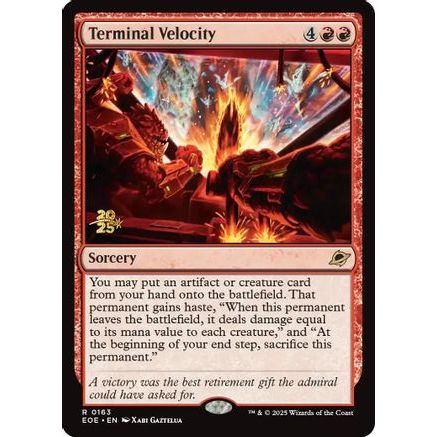 Terminal Velocity (PRE-163) - Prerelease Cards Foil