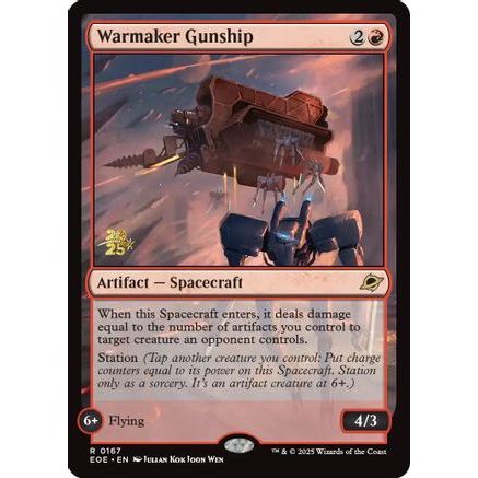 Warmaker Gunship (PRE-167) - Prerelease Cards Foil