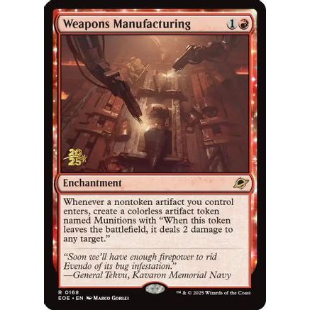 Weapons Manufacturing (PRE-168) - Prerelease Cards Foil