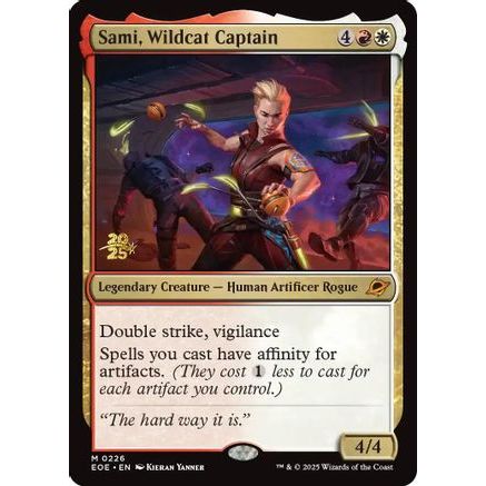 Sami, Wildcat Captain (PRE-226) - Prerelease Cards Foil