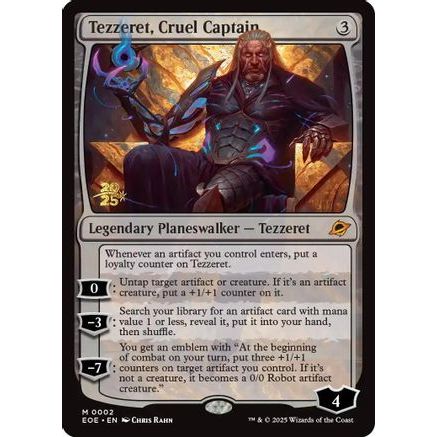 Tezzeret, Cruel Captain (PRE-002) - Prerelease Cards Foil