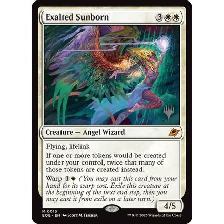 Exalted Sunborn (PPEOE-015) - Promo Pack: Edge of Eternities Foil