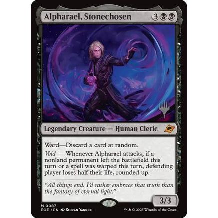 Alpharael, Stonechosen (PPEOE-087) - Promo Pack: Edge of Eternities